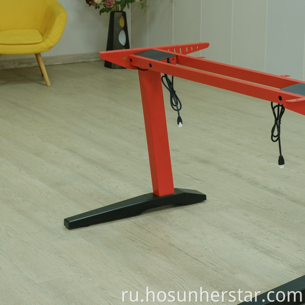 Double motor adjustable table stand